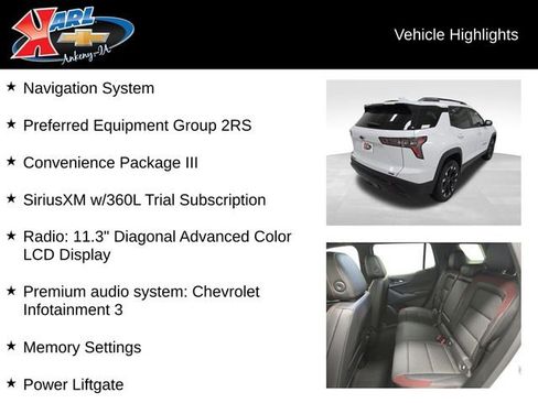New 2026 Chevrolet Equinox RS w/ Convenience Package III image 3
