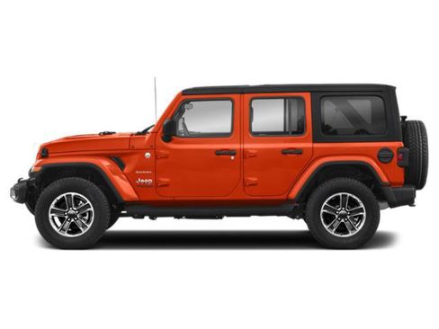 Used 2020 Jeep Wrangler Unlimited Sahara w/ Uconnect 4C Nav & Sound Group AWD/4WD image 3