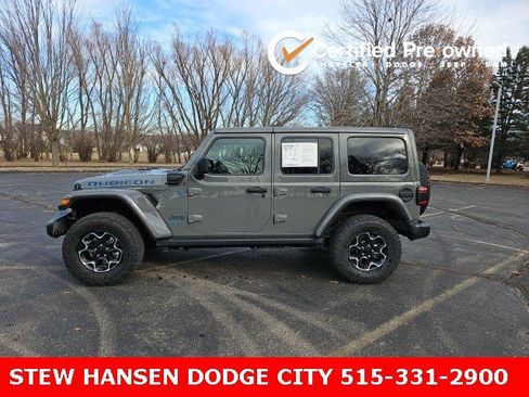 Used 2023 Jeep Wrangler Unlimited Rubicon 4xe w/ Safety Group image 1