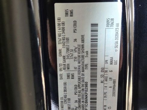 Used 2022 Ford F150 XL w/ Equipment Group 101A High image 22