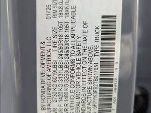 New 2026 Honda Ridgeline TrailSport image 17