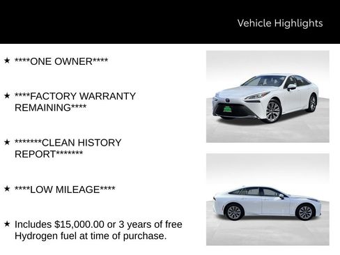 Certified 2023 Toyota Mirai XLE w/ Advanced Technology Package image 45