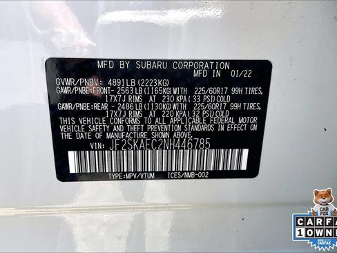 Certified 2022 Subaru Forester Premium AWD/4WD image 33