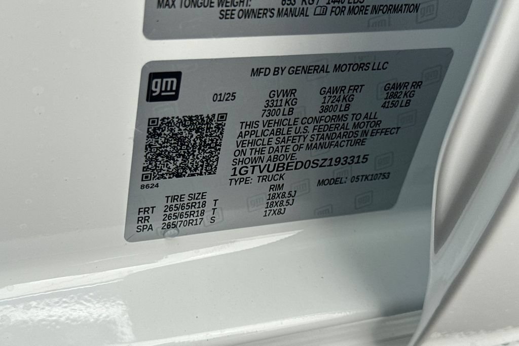 Certified 2025 GMC Sierra 1500 SLE w/ Preferred Package AWD/4WD image 25
