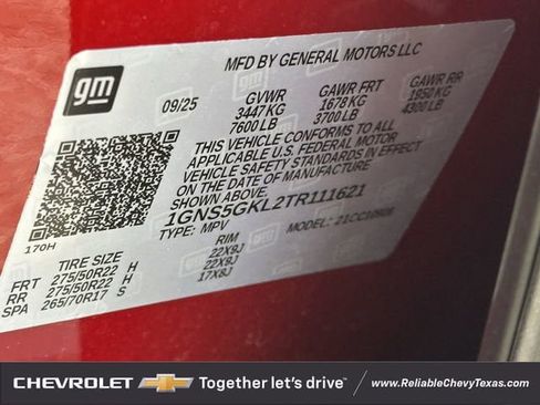 New 2026 Chevrolet Suburban High Country w/ Sun And Tow Package RWD image 28