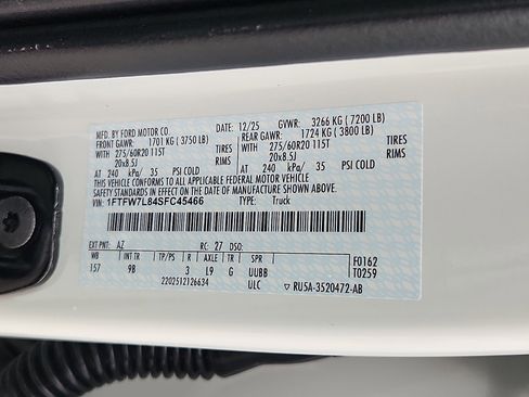 New 2025 Ford F150 Platinum w/ FX4 Off-Road Package image 17