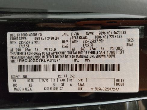 Used 2019 Ford Escape SE FWD image 33