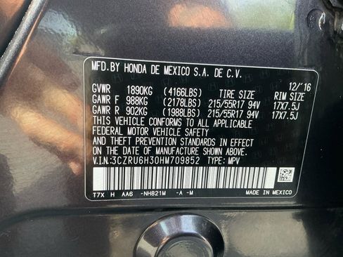 Used 2017 Honda HR-V LX image 16