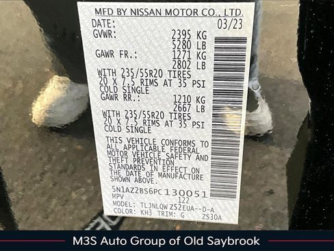 Used 2023 Nissan Murano SV w/ SV Midnight Edition Package image 18