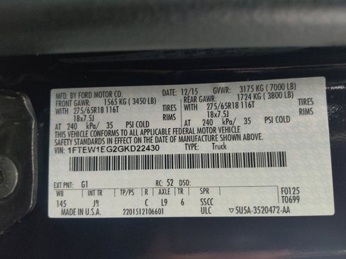 Used 2016 Ford F150 XLT w/ Equipment Group 302A Luxury AWD/4WD image 33