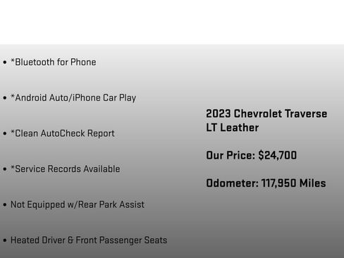 Used 2023 Chevrolet Traverse LT image 12