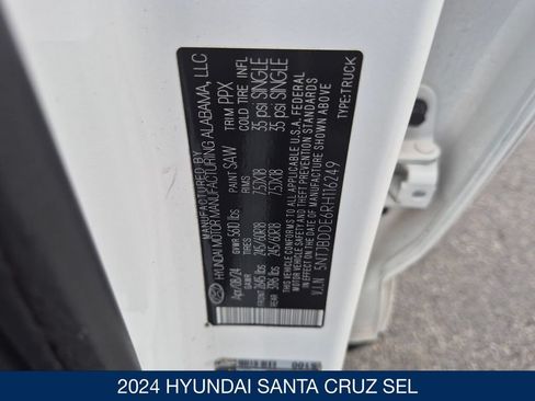 Used 2024 Hyundai Santa Cruz SEL AWD/4WD image 34