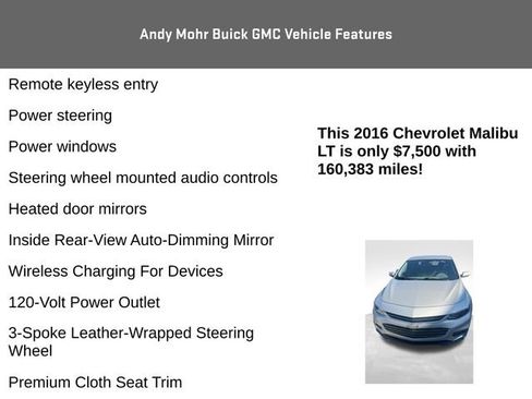 Used 2016 Chevrolet Malibu LT FWD image 12