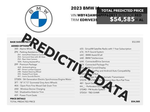 Used 2023 BMW i4 eDrive35 w/ Premium Package RWD image 2
