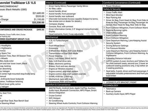 Certified 2021 Chevrolet TrailBlazer LS image 3