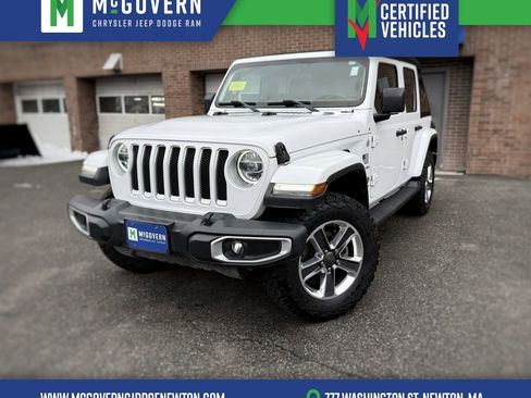 Used 2018 Jeep Wrangler Unlimited Sahara w/ Cold Weather Group image 1
