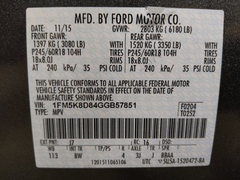 Used 2016 Ford Explorer XLT w/ Equipment Group 202A AWD/4WD image 33