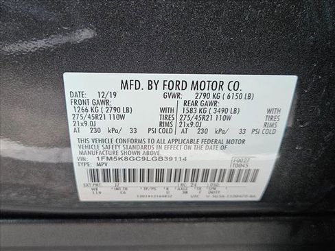 Used 2020 Ford Explorer ST w/ ST Street Pack AWD/4WD image 24