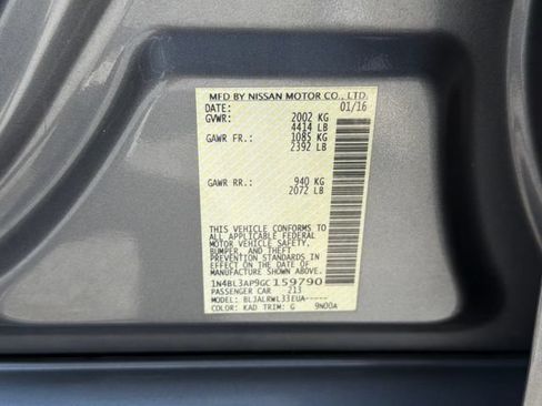 Used 2016 Nissan Altima 3.5 SL FWD image 30
