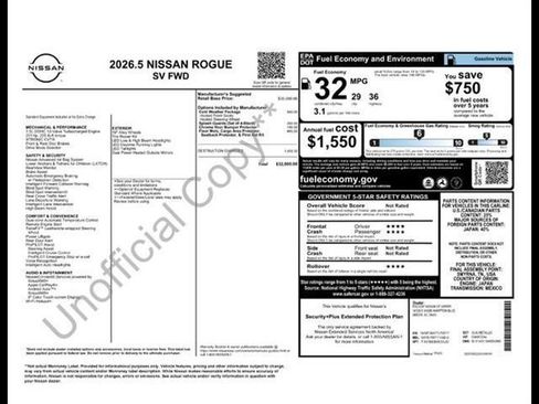 Used 2026 Nissan Rogue SV w/ Cold Weather Package image 32