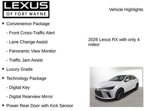 New 2026 Lexus RX 350 AWD image 7