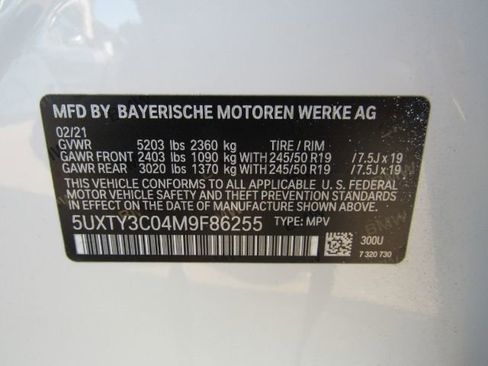 Used 2021 BMW X3 sDrive30i w/ M Sport Package image 44