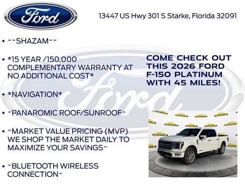 New 2026 Ford F150 Platinum AWD/4WD image 5