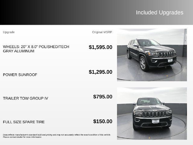 Used 2019 Jeep Grand Cherokee Limited w/ Trailer Tow Group IV AWD/4WD image 4