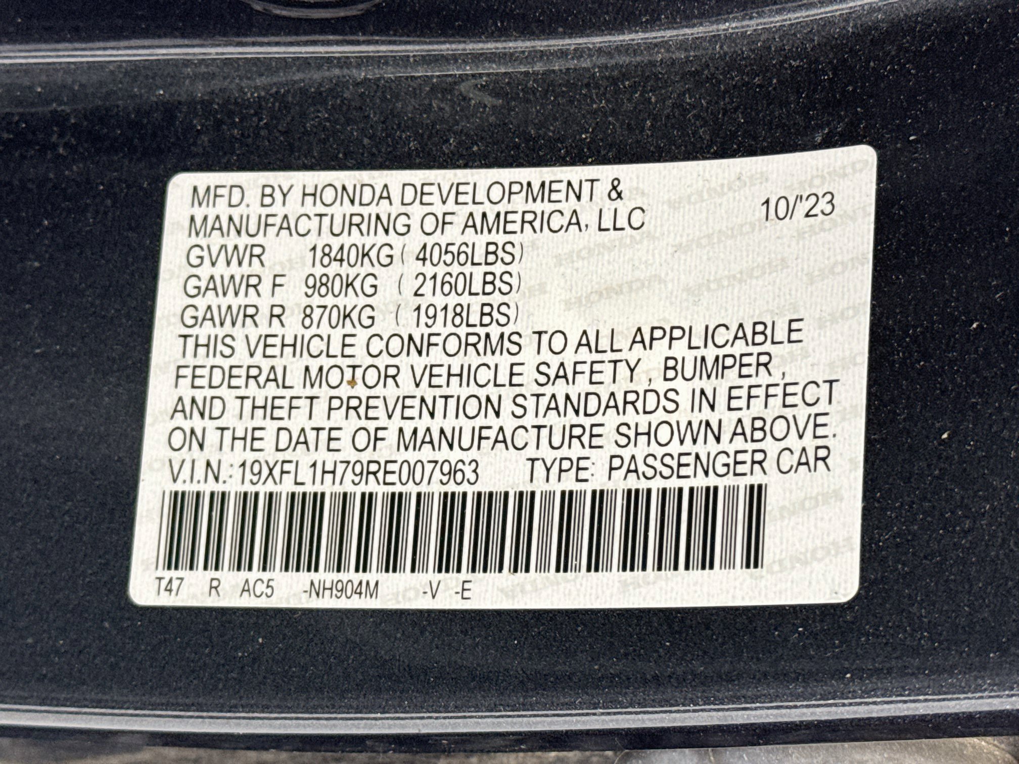 Certified 2024 Honda Civic EX-L image 31