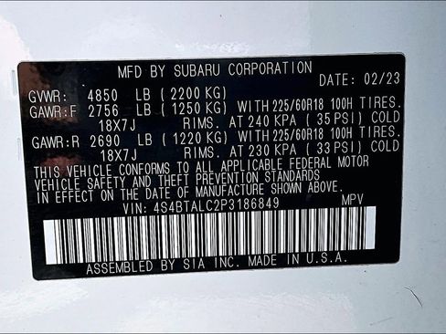 Used 2023 Subaru Outback Onyx Edition image 17