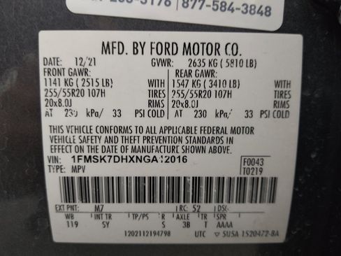 Used 2022 Ford Explorer XLT w/ Equipment Group 202A RWD image 33