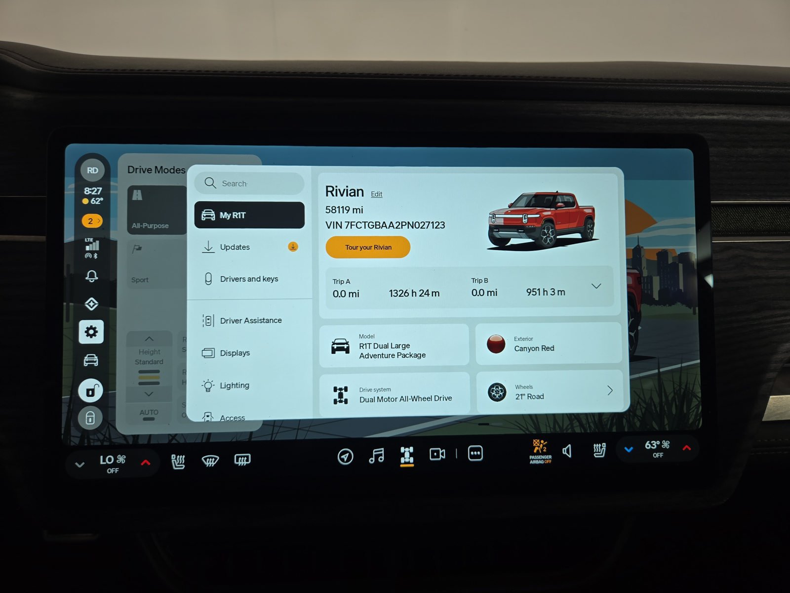 Used 2023 Rivian R1T Adventure Dual AWD/4WD image 27