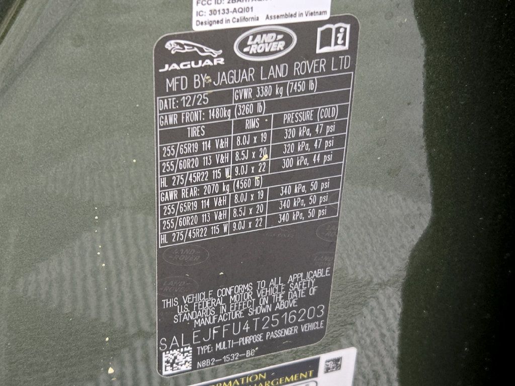 New 2026 Land Rover Defender 130 S AWD/4WD image 22