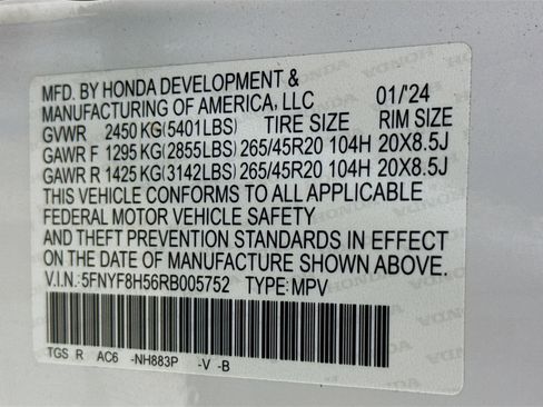 Certified 2024 Honda Passport EX-L image 38