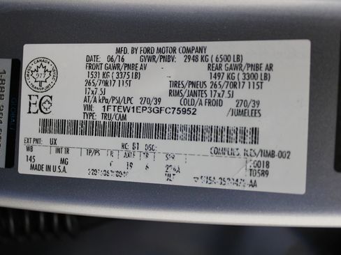 Used 2016 Ford F150 XLT AWD/4WD image 39