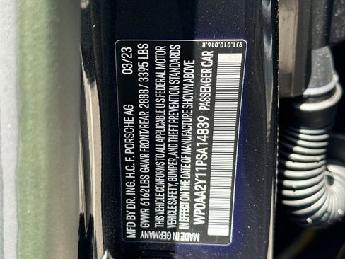 Certified 2023 Porsche Taycan RWD image 28