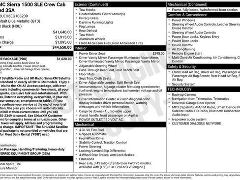 Used 2014 GMC Sierra 1500 SLE w/ SLE Value Package AWD/4WD image 6