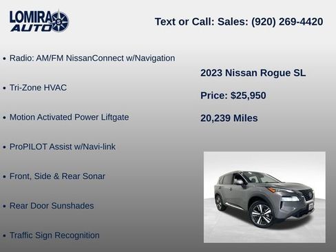 Used 2023 Nissan Rogue SL AWD/4WD image 27