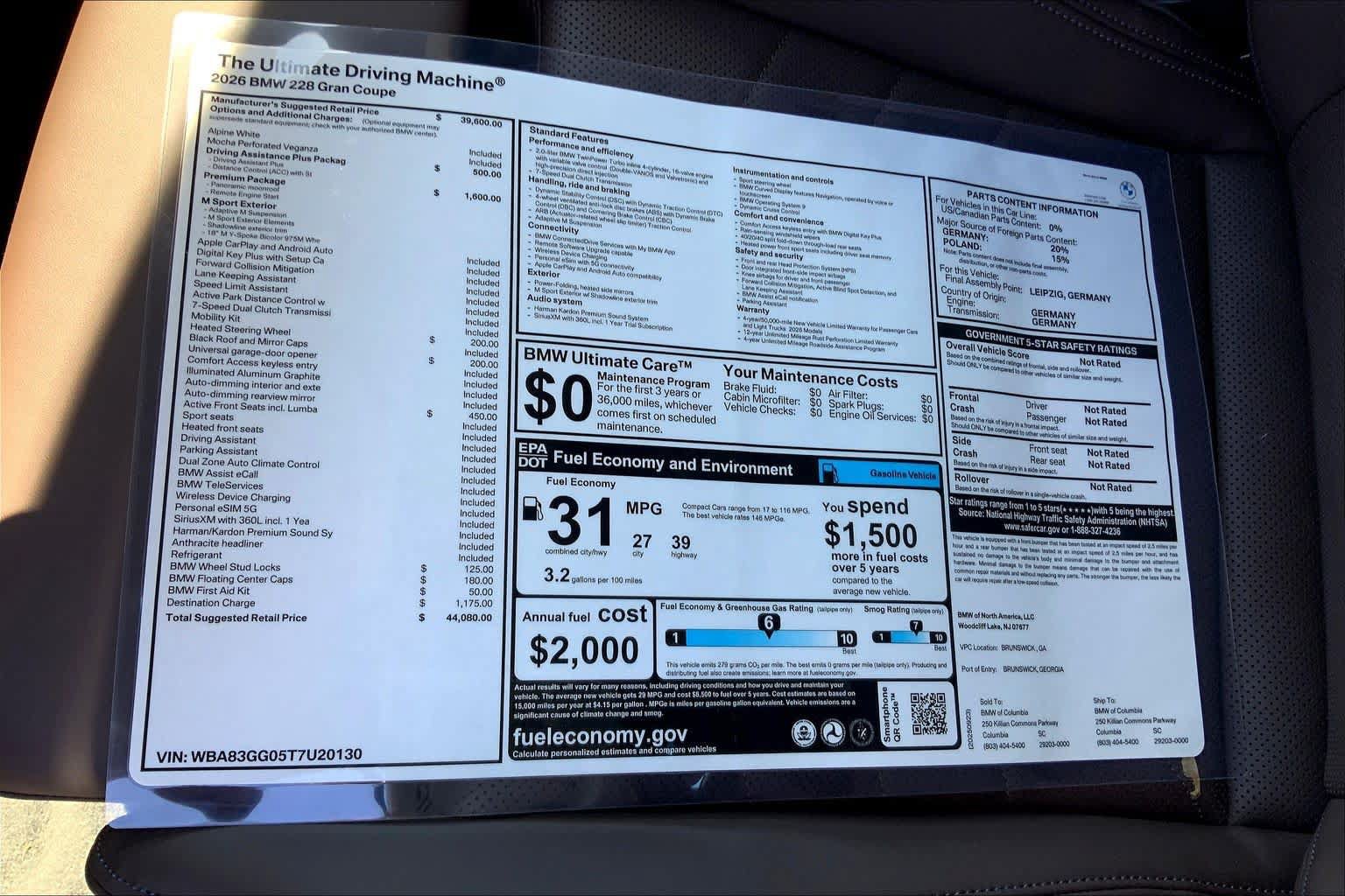 Used 2026 BMW 228i w/ Premium Package FWD image 19