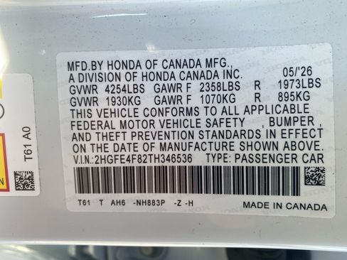 Certified 2026 Honda Civic Sport image 39