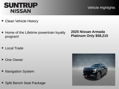 Used 2025 Nissan Armada Platinum AWD/4WD image 8