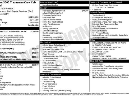 New 2026 RAM 3500 Tradesman AWD/4WD image 29