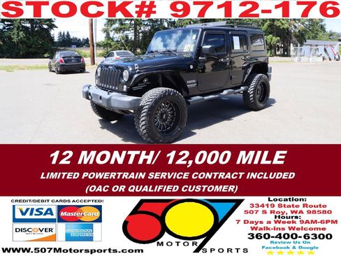 Used 2015 Jeep Wrangler Unlimited Sport w/ Quick Order Package 24S AWD/4WD image 2