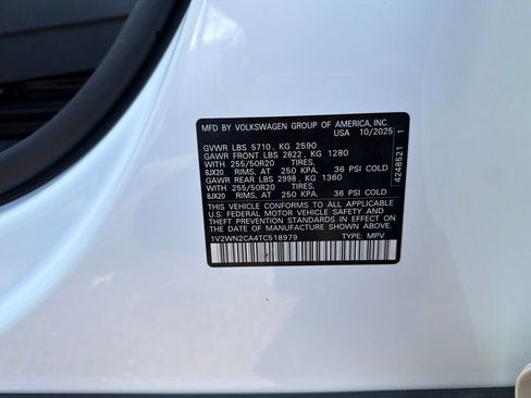 New 2026 Volkswagen Atlas SE FWD image 30