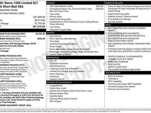 Used 2022 GMC Sierra 1500 SLT w/ SLT Premium Plus Package AWD/4WD image 4