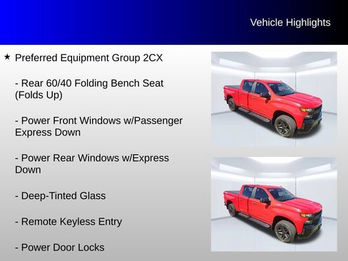 Used 2019 Chevrolet Silverado 1500 Custom Trail Boss w/ Custom Convenience Package AWD/4WD image 8
