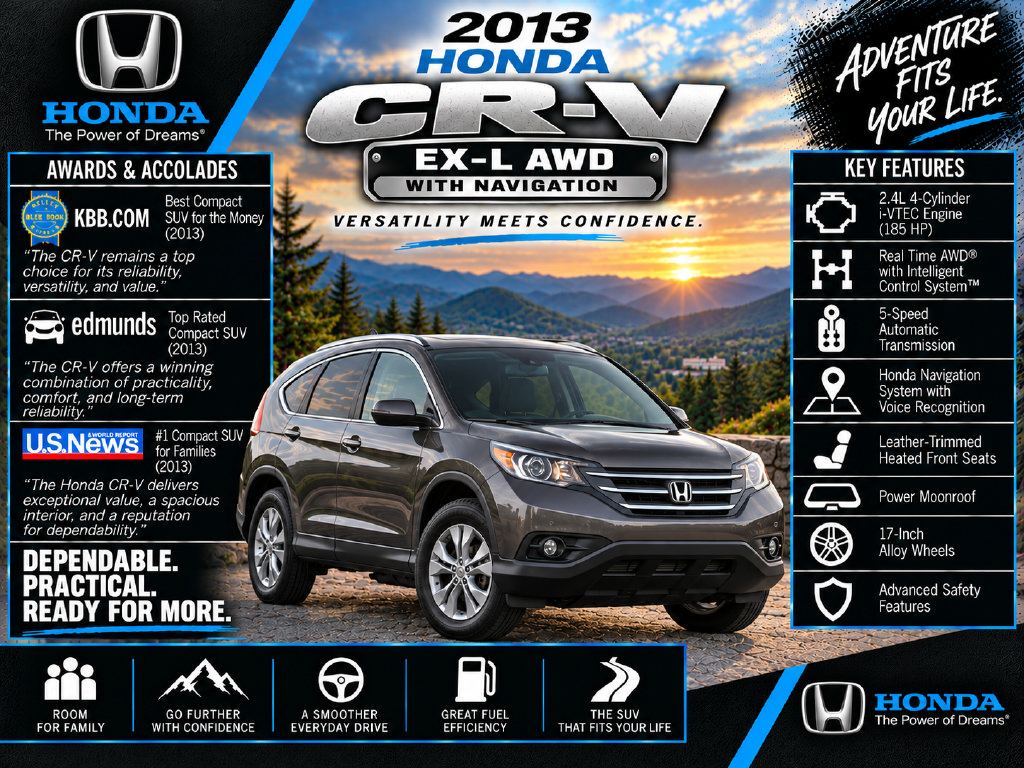 Used 2013 Honda CR-V EX-L image 2