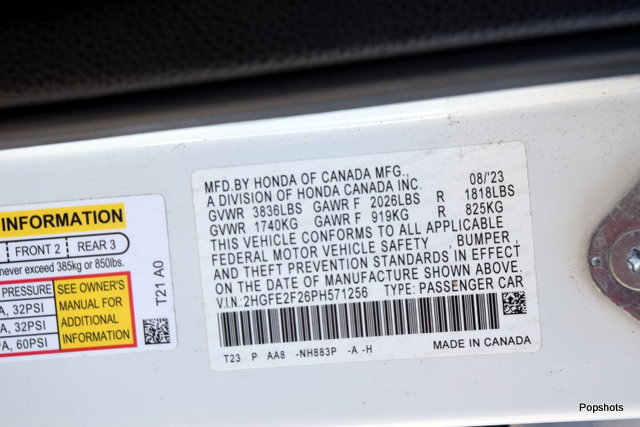 Certified 2023 Honda Civic LX image 18