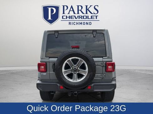 Used 2021 Jeep Wrangler Unlimited Sahara w/ Uconnect 4C Nav & Sound Group AWD/4WD image 7