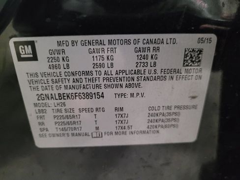 Used 2015 Chevrolet Equinox LT FWD image 33
